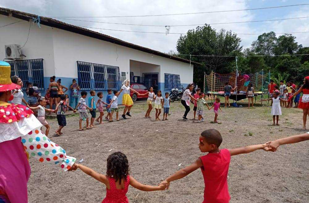 Camacã: PSF Dr. Jaquisson de Deus I leva diversão paras crianças do Bairro Novo de São João do Panelinha